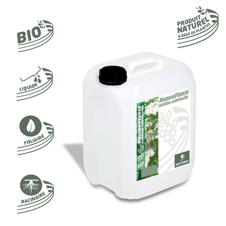 Bidon Homeoplante Achillée Mille Feuille gamme vigne agrisymbiose