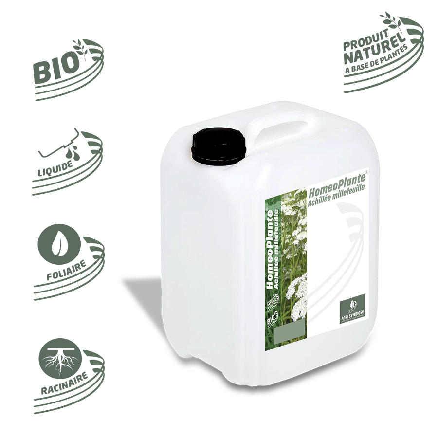Bidon Homeoplante Achillée Mille Feuille gamme agrisymbiose