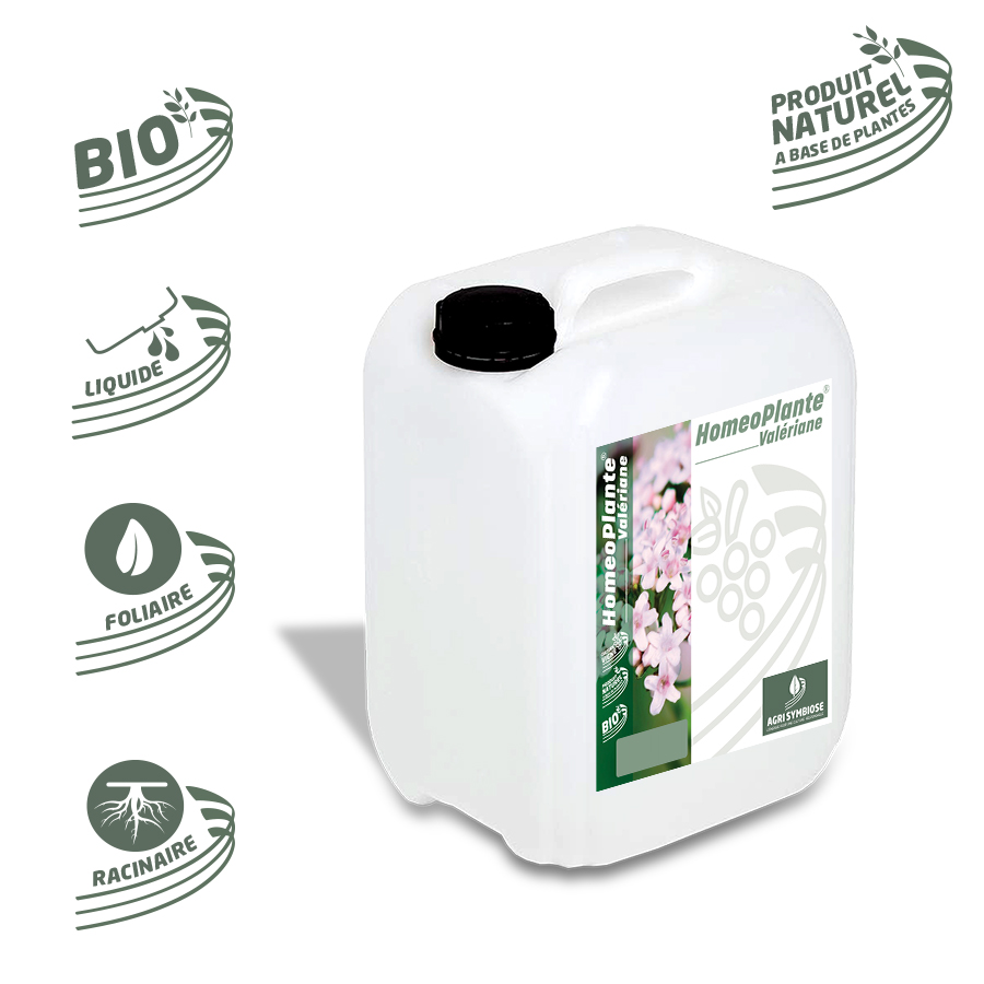 Bidon Homeoplante Valériane gamme vigne agrisymbiose