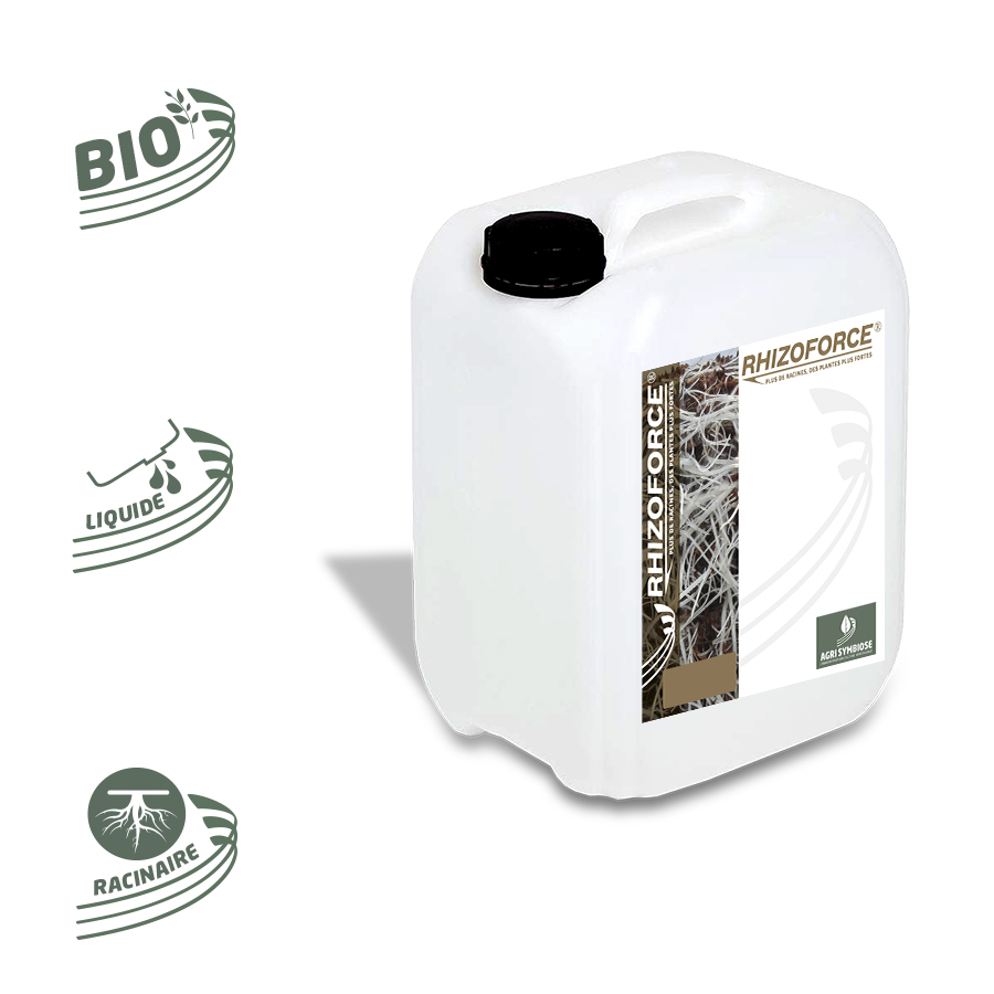 bidon blanc Rhizoforce agrisymbiose