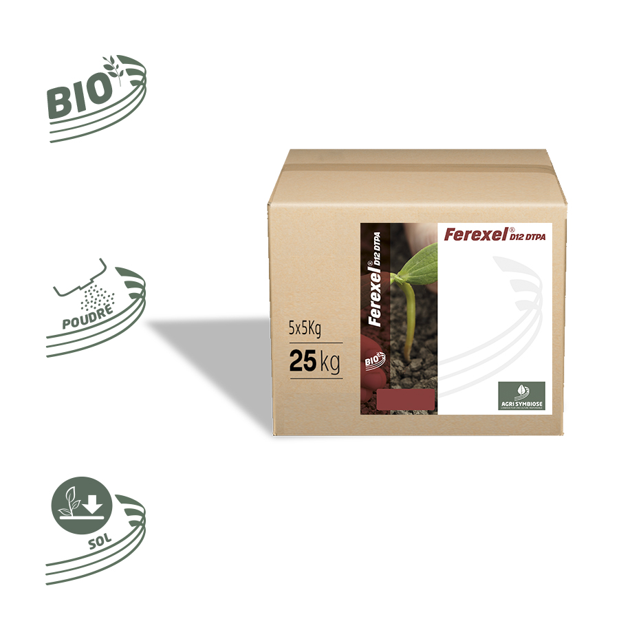 carton de ferexel D12-118 DTPA agrisymbiose