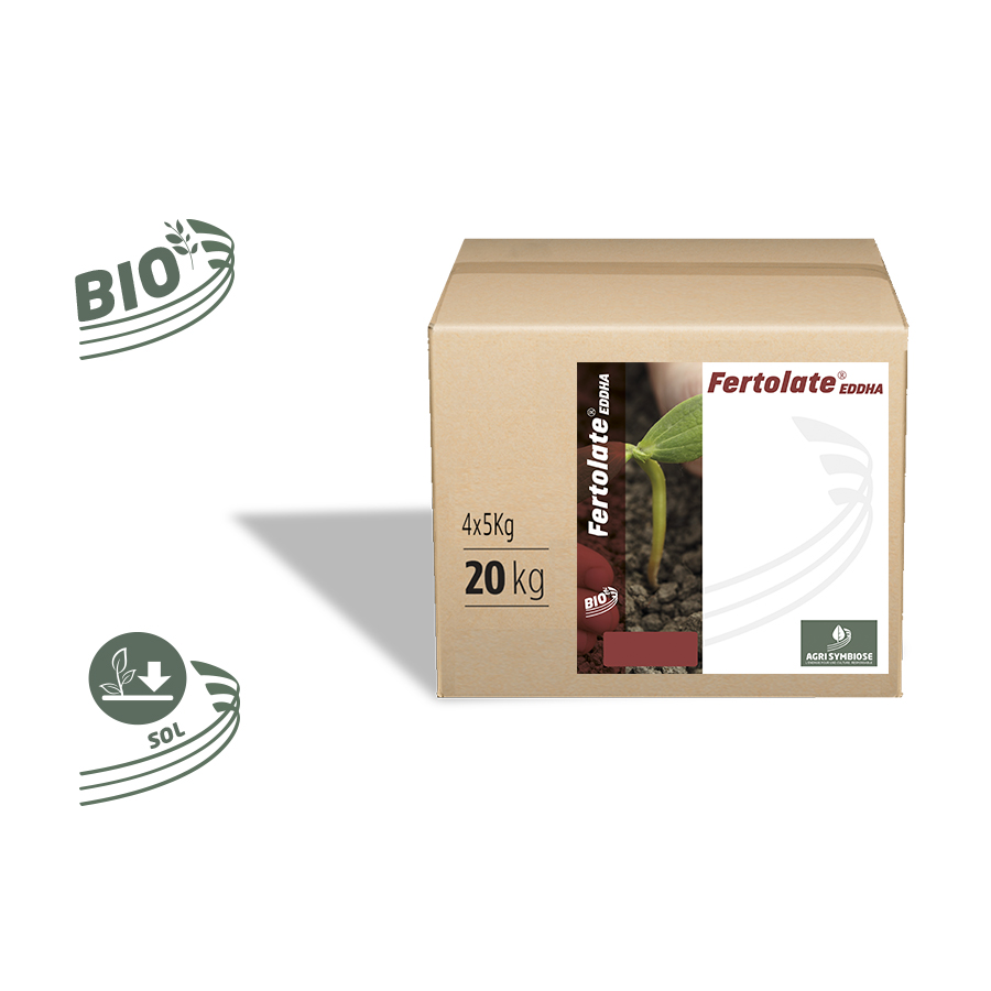 carton de fertolate EDDHA agrisymbiose